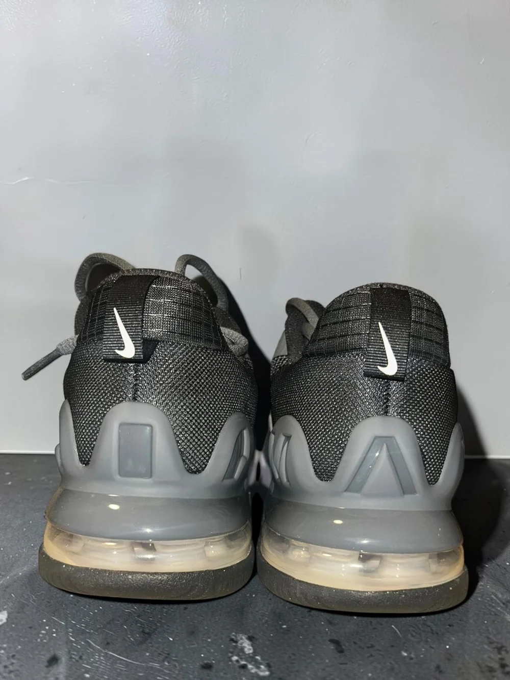 Nike Air Max Alpha Trainer Gray and White Mesh Training Shoe